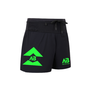 Quần Short Chạy Bộ Nam T8-AB Nutrition Custom Sherpa - Green Logo